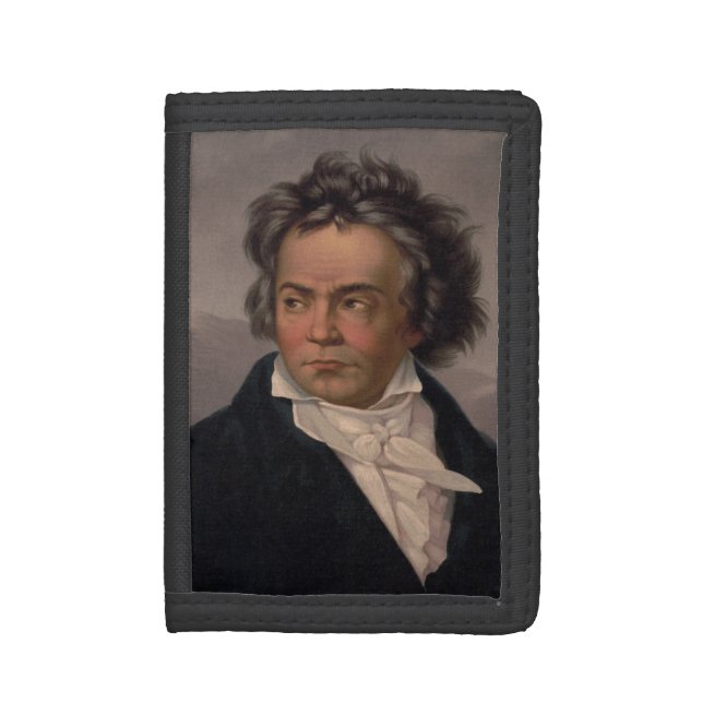 Maestro Ludwig Beethoven Symphony Music Composer  Trifold Wallet (Front Vertical)