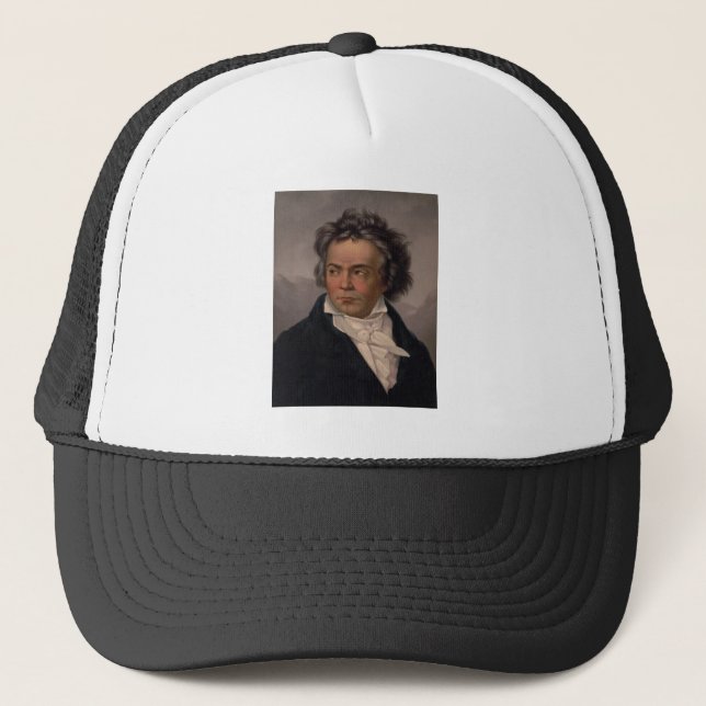 Maestro Ludwig Beethoven Symphony Music Composer  Trucker Hat (Front)