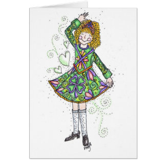 Maeve Irish Dancer Cards