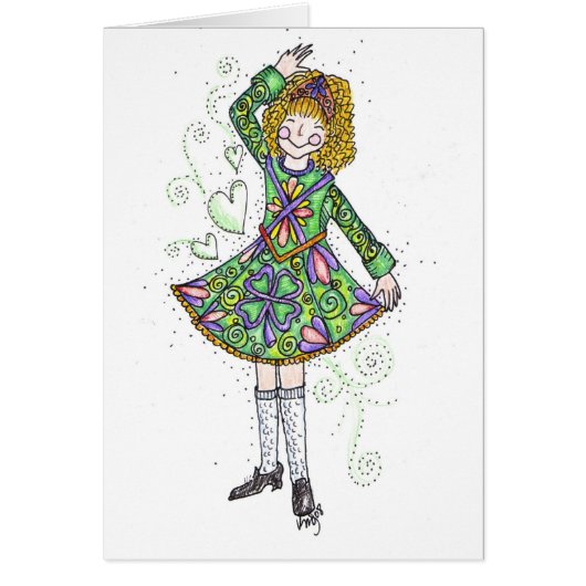 Maeve Irish Dancer Cards (Front)
