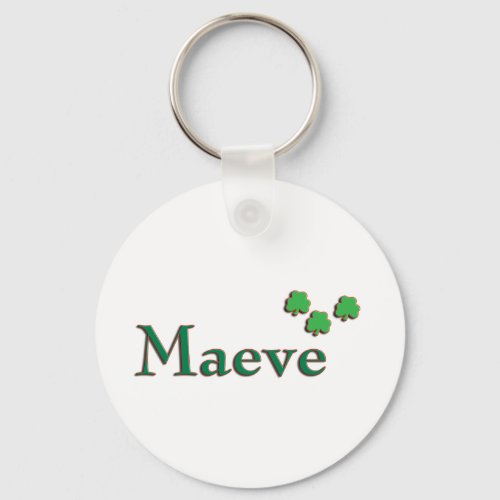 Maeve Irish Name Keychain