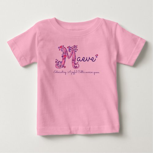 Maeve name and meaning baby girls clothing baby T_Shirt
