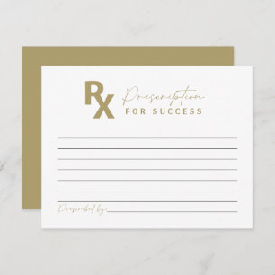 MAEVE Yellow Gold Nurse Graduation Advice Card