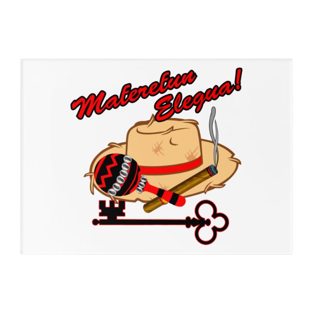 Maferefun Elegua Acrylic Print (Front)