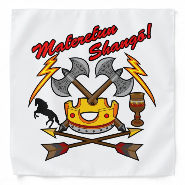 Maferefun Shango Bandana (Front)