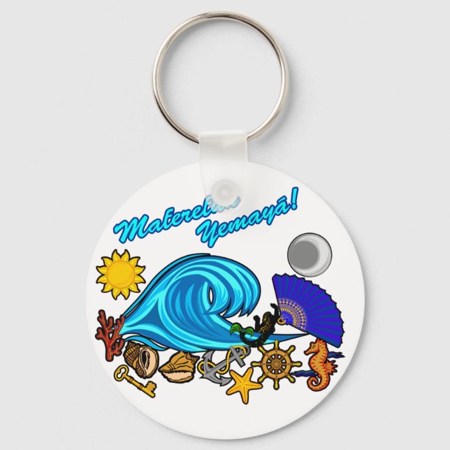 Maferefun Yemaya Keychain (Front)