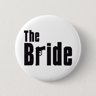 Mafia Bride Pinback Button