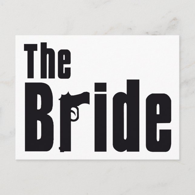 Mafia Bride Postcard (Front)