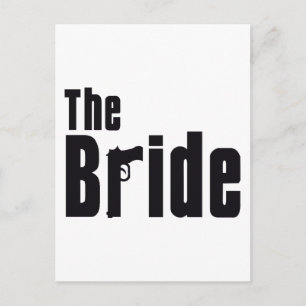 Mafia Bride Postcard
