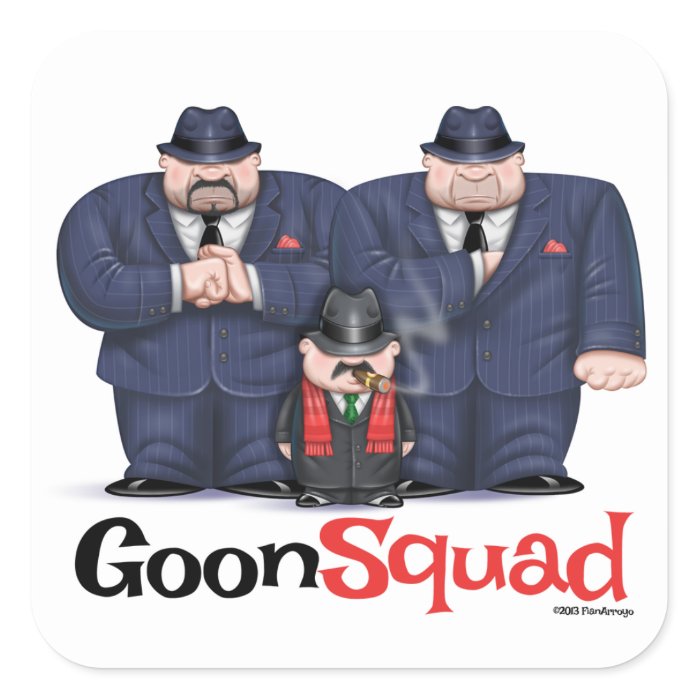 Mafia goon squad stickers
