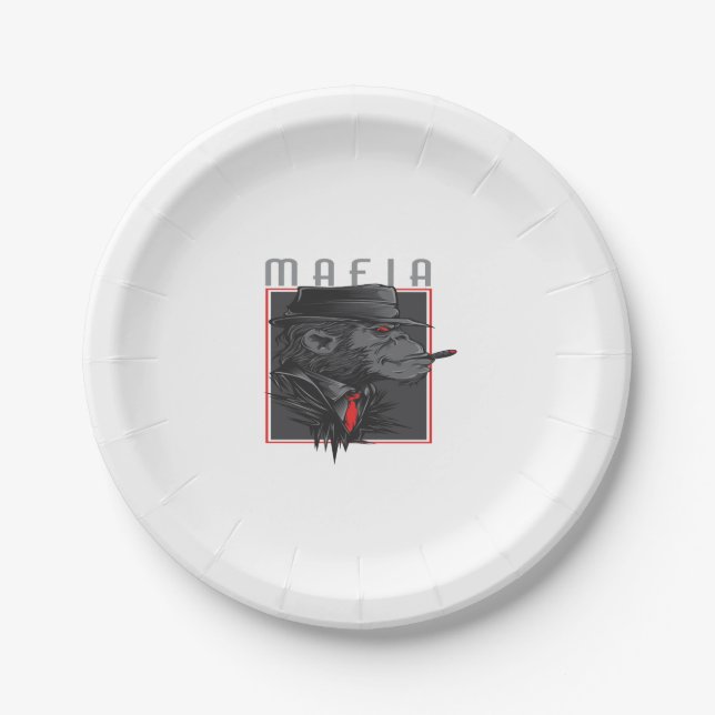 MAFIA PAPER PLATES (Front)