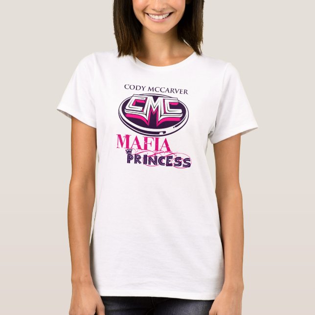 Mafia Princess with crown T-Shirt (Front)