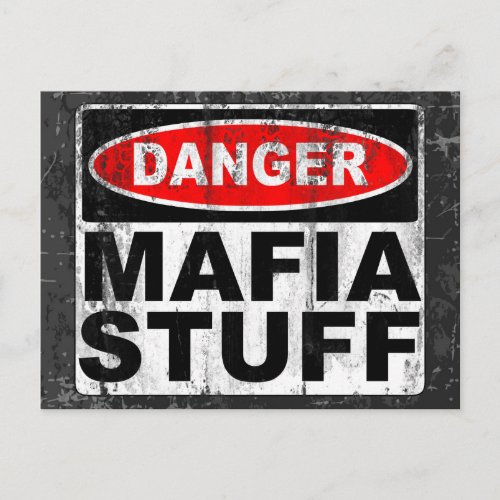 Mafia Stuff Postcard