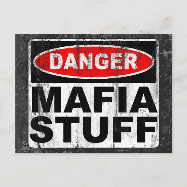 Mafia Stuff Postcard (Front)
