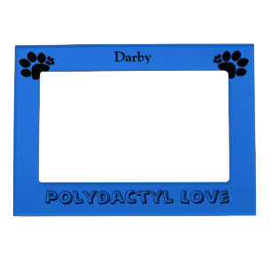 Mag. Frame - Polydactyl Paw Print