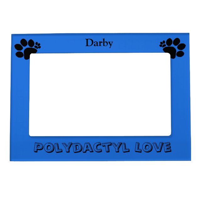 Mag. Frame - Polydactyl Paw Print (Front)