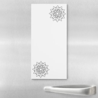 Mag. Notepad - Two Mandala to Color