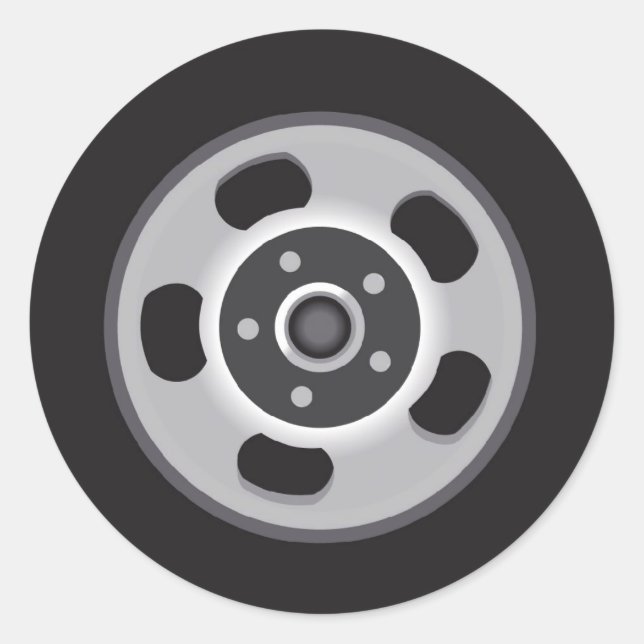 Mag Wheels Classic Round Sticker (Front)