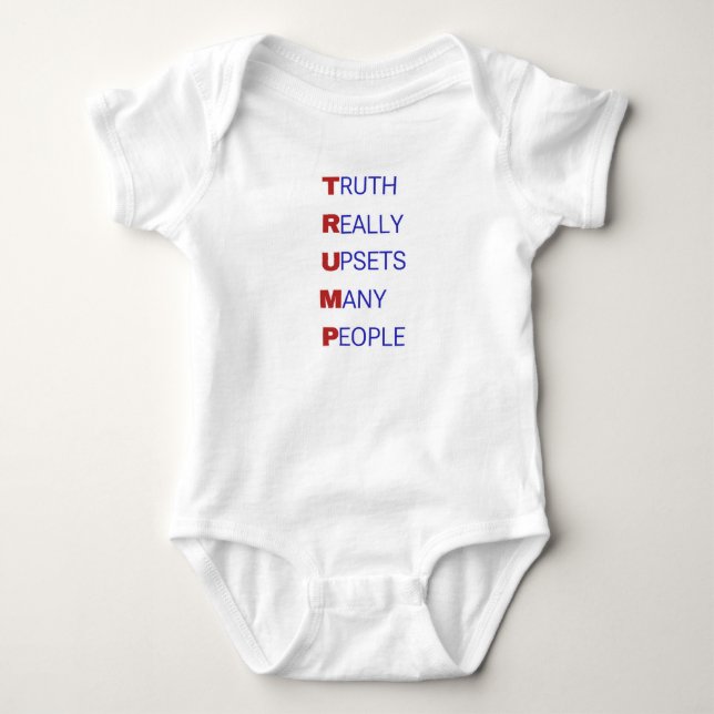 MAGA 24 Support Republican Donald Trump Vance Baby Bodysuit (Front)