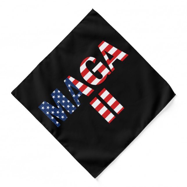 MAGA 2, American Flag Bandana (Front)