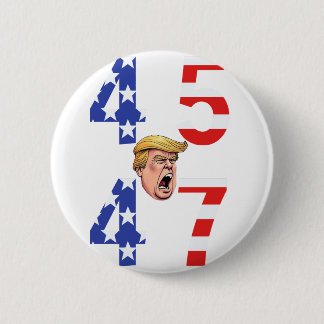 Maga 45-47 Button with Donald Trump