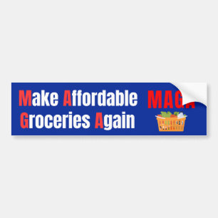 MAGA Affordable Groceries Republican Sticker