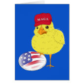 MAGA Chick Pro Trump Easter Card (Front)
