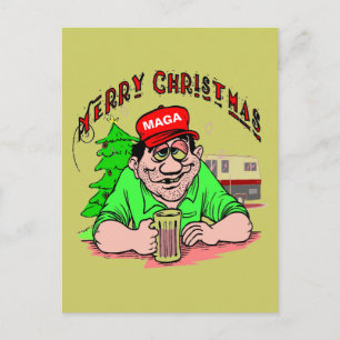 MAGA Christmas Holiday Postcard