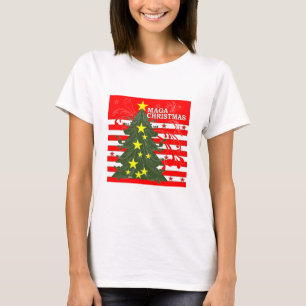 MAGA Christmas Patriotic T-Shirt