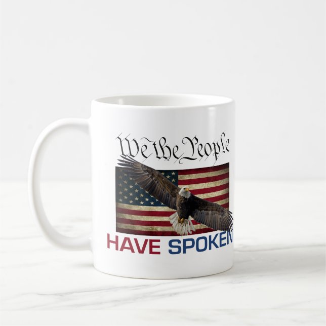 MAGA Coffee Mug - We The People Have Spoken (Left)