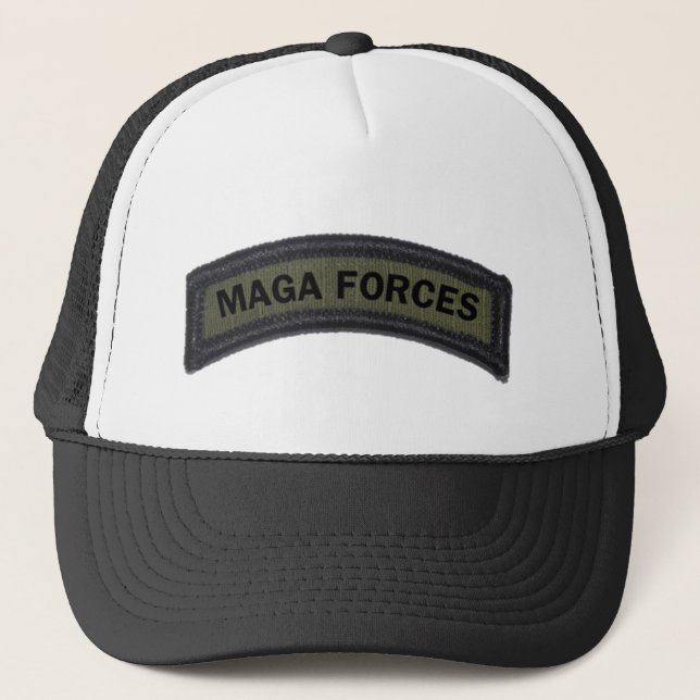 MAGA FORCES TRUCKER CAP (Front)