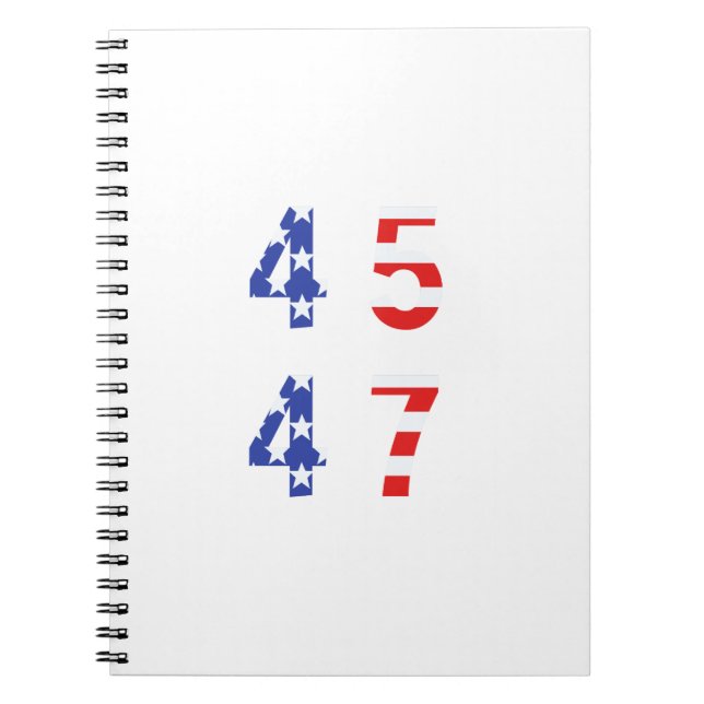 Maga Gear Trump 45-47 Notebook (Front)
