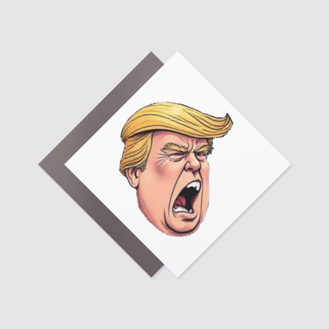 Maga Gear Trump on Overdrive Car Magnet (Front)