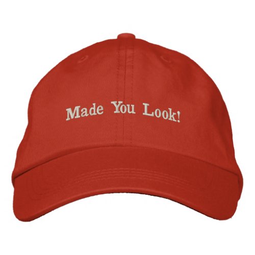MAGA Hat But Not Made You Look