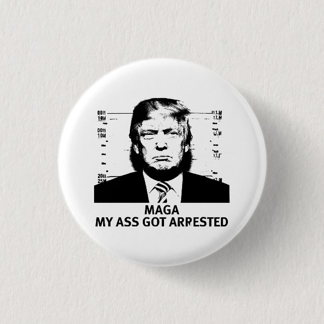 MAGA Indicted Button (Front)