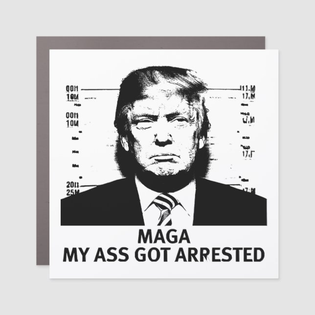 MAGA Indicted Car Magnet (Front)