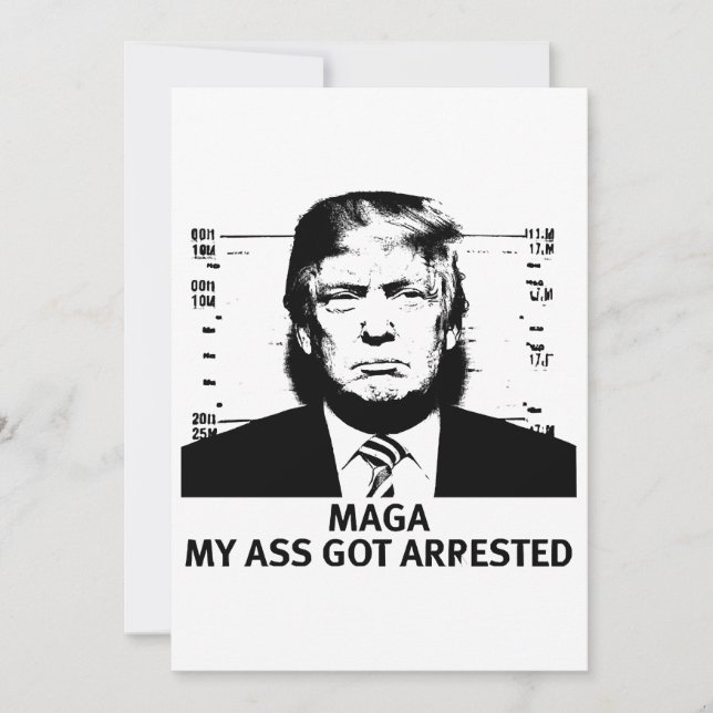 MAGA Indicted Invitation (Front)