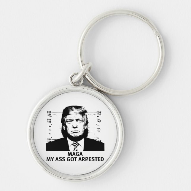 MAGA Indicted Keychain (Front)