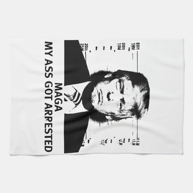 MAGA Indicted Kitchen Towel (Horizontal)