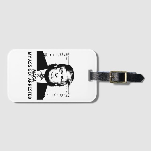 MAGA Indicted Luggage Tag (Front Horizontal)
