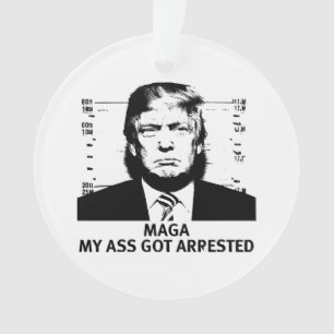 MAGA Indicted Ornament