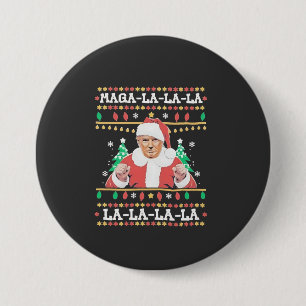 Maga La La La Trump Christmas Inauguration 47th   Button