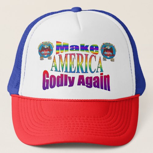 MAGA Make America Godly Again Truckers Cap