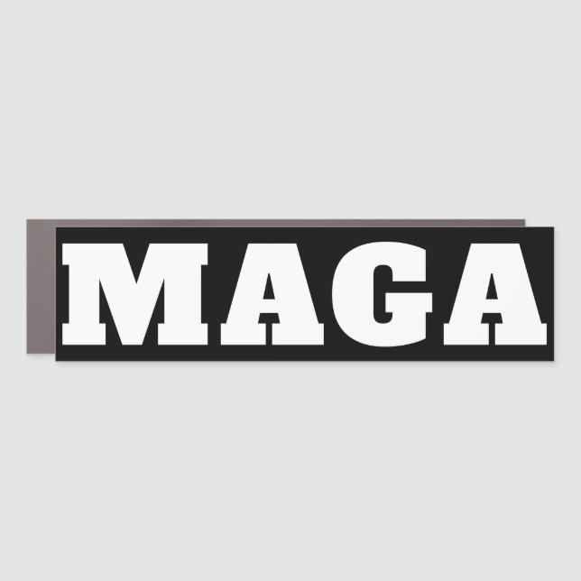 MAGA  Make America Great Again Car Magnet (Front)
