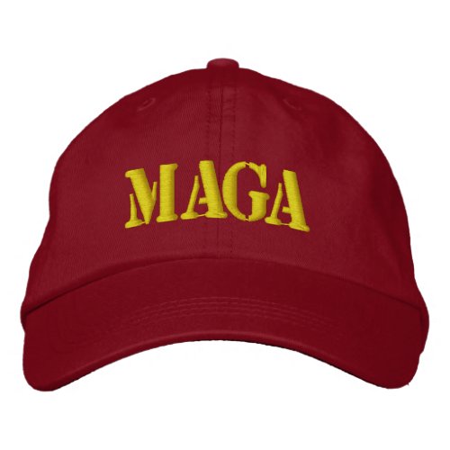 MAGA MAKE AMERICA GREAT AGAIN EMBROIDERED BASEBALL CAP