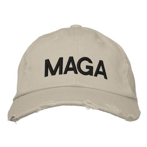 MAGA MAKE AMERICA GREAT AGAIN EMBROIDERED BASEBALL HAT