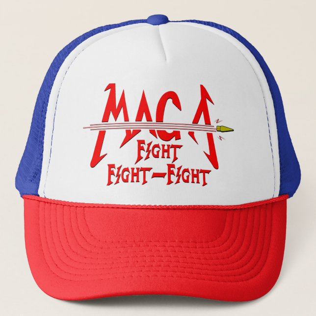 MAGA - MAKE AMERICA GREAT AGAIN TRUCKER HAT (Front)