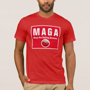 MAGA Many Are Getting Arrested Funny Political T-Shirt