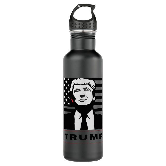 Maga Merch | Trump Drinkware Stainless Steel Water Bottle (Front)