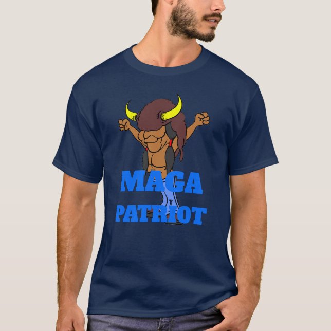 MAGA Patriot add text T-Shirt (Front)